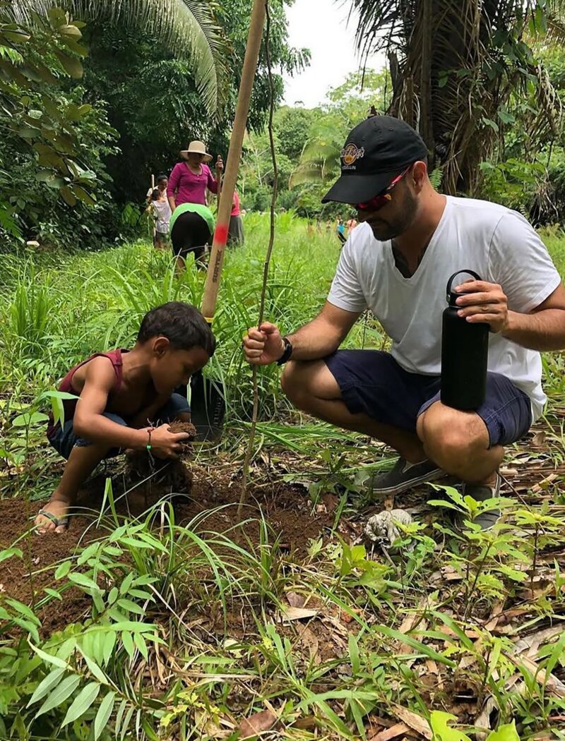 Jonathan Muñoz, Vice President, working on community development and sustainability projects